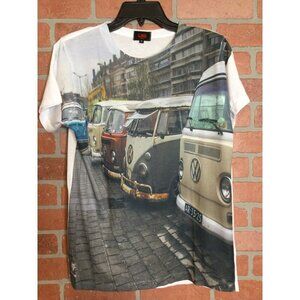 Lsd Ibiza GibGae Short Sleeve Graphic T Shirt VW Bus Hippie Boho Size S